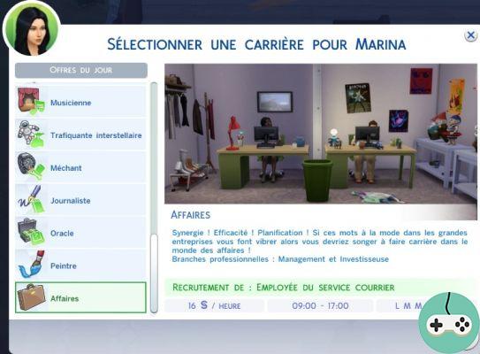 The Sims 4 - Carriera aziendale