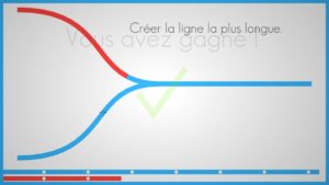 Líneas: un rompecabezas todo en líneas de colores.