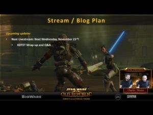 SWTOR - Resumo de planetas com transmissão ao vivo e história do KotET