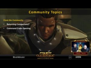 SWTOR - Riepilogo live streaming di pianeti e storia di KotET