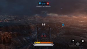 Frente de batalha - Visualização: Modo Esquadrão de Caça