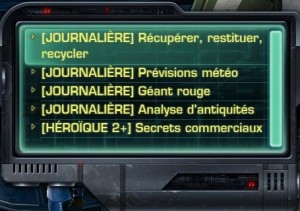 SWTOR - GSI: Alderande's daily newspapers