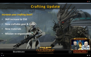 SWTOR - Producer Livestream 15/01: summary