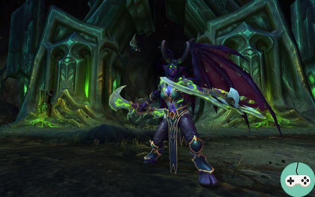 WoW - Legion - visualização do Demon Hunter