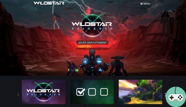 Wildstar - Redesign of the official WildStar website