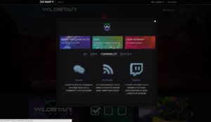 Wildstar - Redesign of the official WildStar website