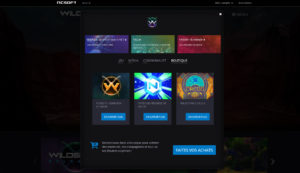 Wildstar - Redesign of the official WildStar website