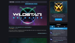 Wildstar - Redesign of the official WildStar website