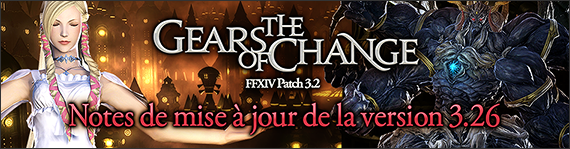 Notas del parche 3.26 de FFXIV