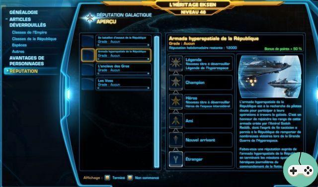 SWTOR - Reputation System (1.7)