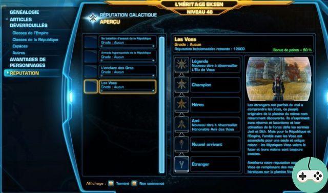 SWTOR - Reputation System (1.7)