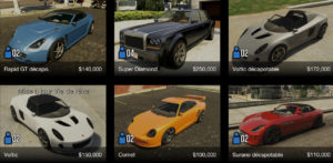 GTA Online: compra de vehículos