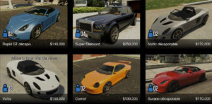 GTA Online: Vehicle Purchase