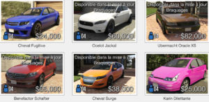 GTA Online: compra de vehículos