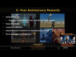 SWTOR - Riepilogo live streaming Q / A e riepilogo di KotET.