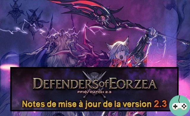 FFXIV - Patch Notes: Defenders of Eorzea