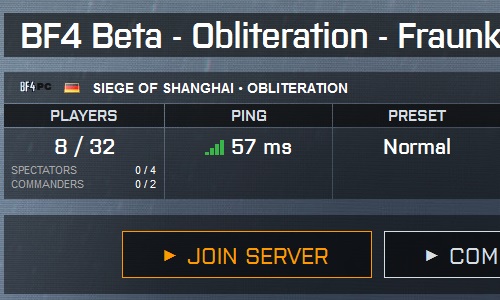 Beta BF4: Destruction mode available