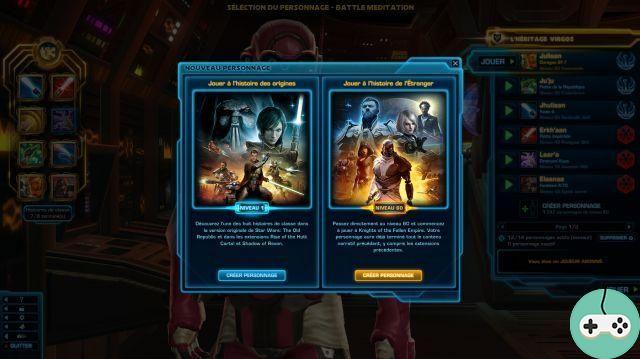 SWTOR - 4.0 - Criando um personagem 60