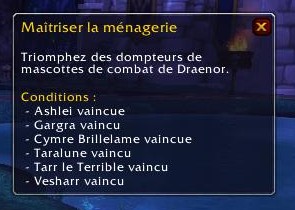 WoW - Fiefdom - Building: Menagerie