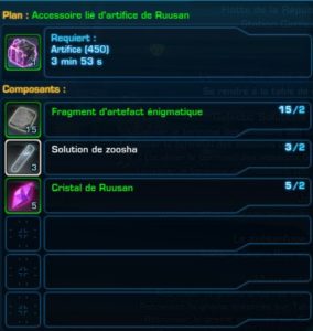 SWTOR - 4.0 - Competenze dell'equipaggio: componenti di assemblaggio