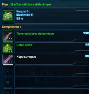 SWTOR - 4.0 - Habilidades de la tripulación: componentes de ensamblaje