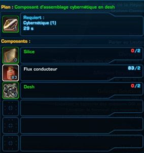 SWTOR - 4.0 - Crew Skills: Assembly Components