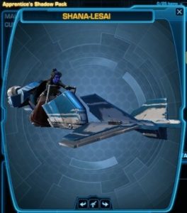 SWTOR - Cartel Market: Apprentice Shadow Pack