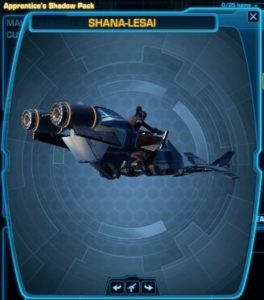 SWTOR - Cartel Market: Apprentice Shadow Pack