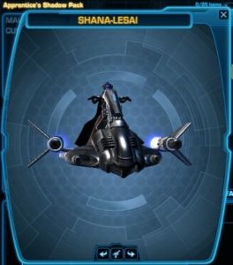 SWTOR - Cartel Market: Apprentice Shadow Pack