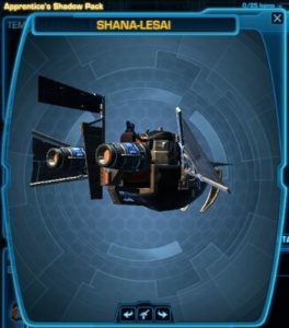 SWTOR - Mercado de cartéis: Pacote de sombra do aprendiz