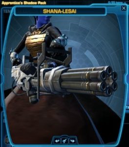 SWTOR - Cartel Market: Apprentice Shadow Pack