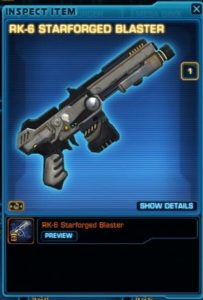 SWTOR - Cartel Market: Apprentice Shadow Pack