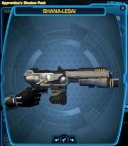 SWTOR - Cartel Market: Apprentice Shadow Pack