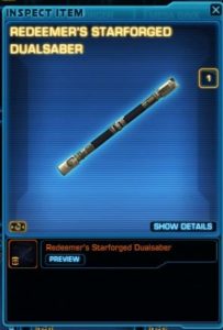 SWTOR - Mercado de cartéis: Pacote de sombra do aprendiz