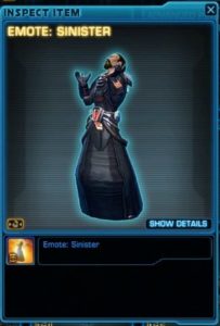 SWTOR - Cartel Market: Apprentice Shadow Pack