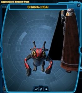 SWTOR - Cartel Market: Apprentice Shadow Pack