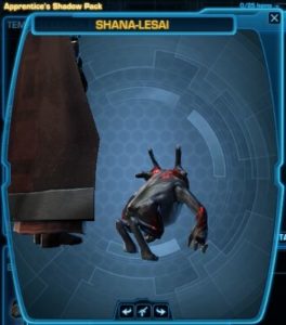 SWTOR - Mercado de cartéis: Pacote de sombra do aprendiz