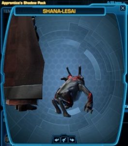 SWTOR - Cartel Market: Apprentice Shadow Pack