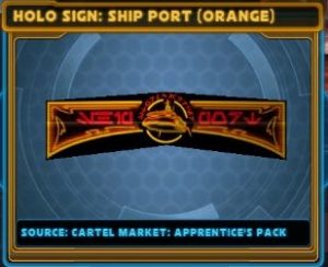 SWTOR - Mercado de cartéis: Pacote de sombra do aprendiz