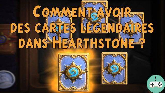 HearthStone: obtenha cartas lendárias