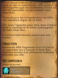 WoW - Obtenha o Spirit of Eche'ro mount