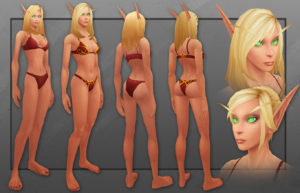 WoW - Races: Blood Elves Model