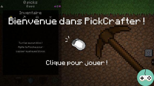 PickCrafter - ¿Listo? ¡Hacer clic!