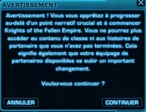 SWTOR - 4.0 - Debut en KotFE