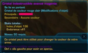 SWTOR - Obtener un Cristal magenta