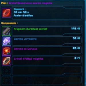 SWTOR - Obtenha um Cristal Magenta