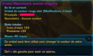 SWTOR - Obtener un Cristal magenta