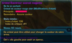 SWTOR - Obtener un Cristal magenta