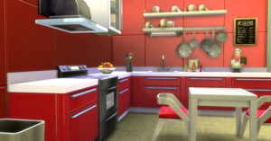 SimCity Los Sims 4 Barrido de cocina