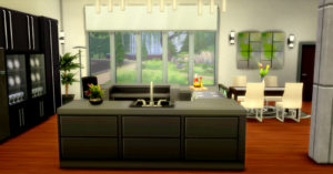 SimCity Los Sims 4 Barrido de cocina